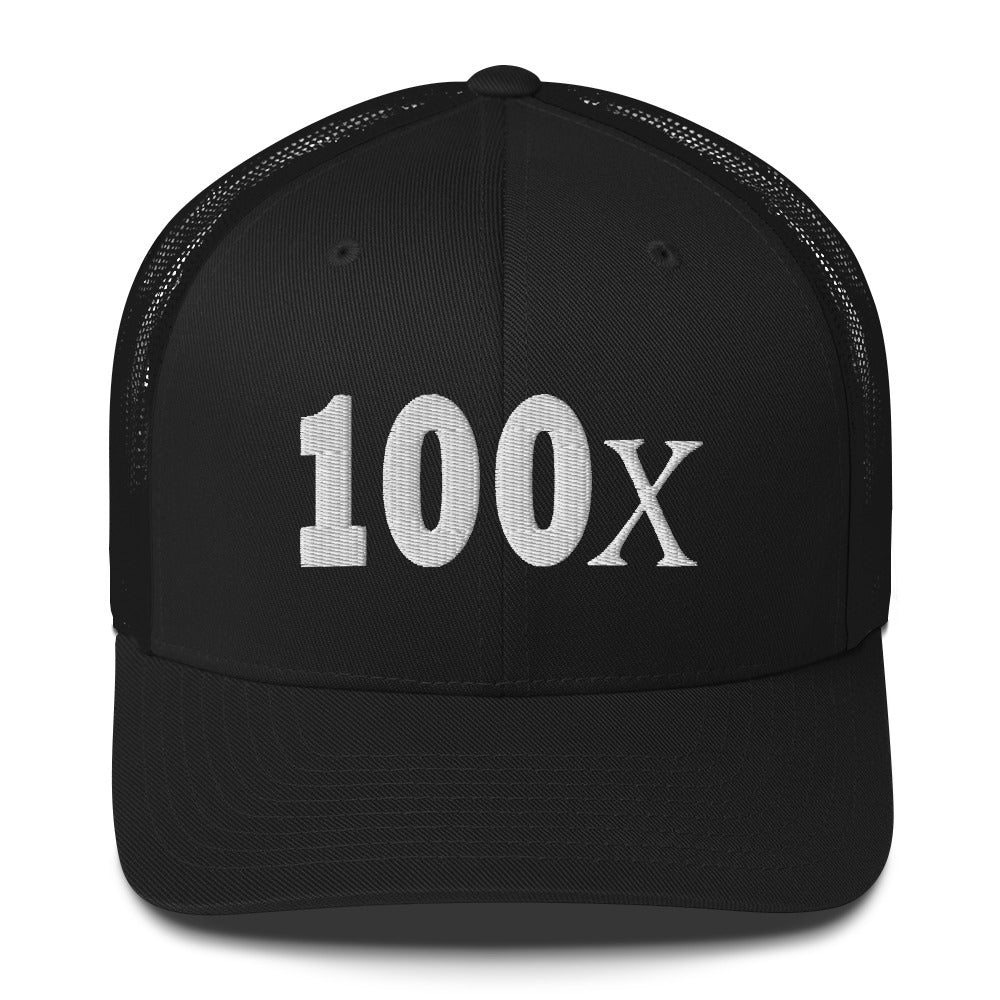 100x Hidden Gem Crypto Coin Bull Run Trucker Cap Snapback Hat