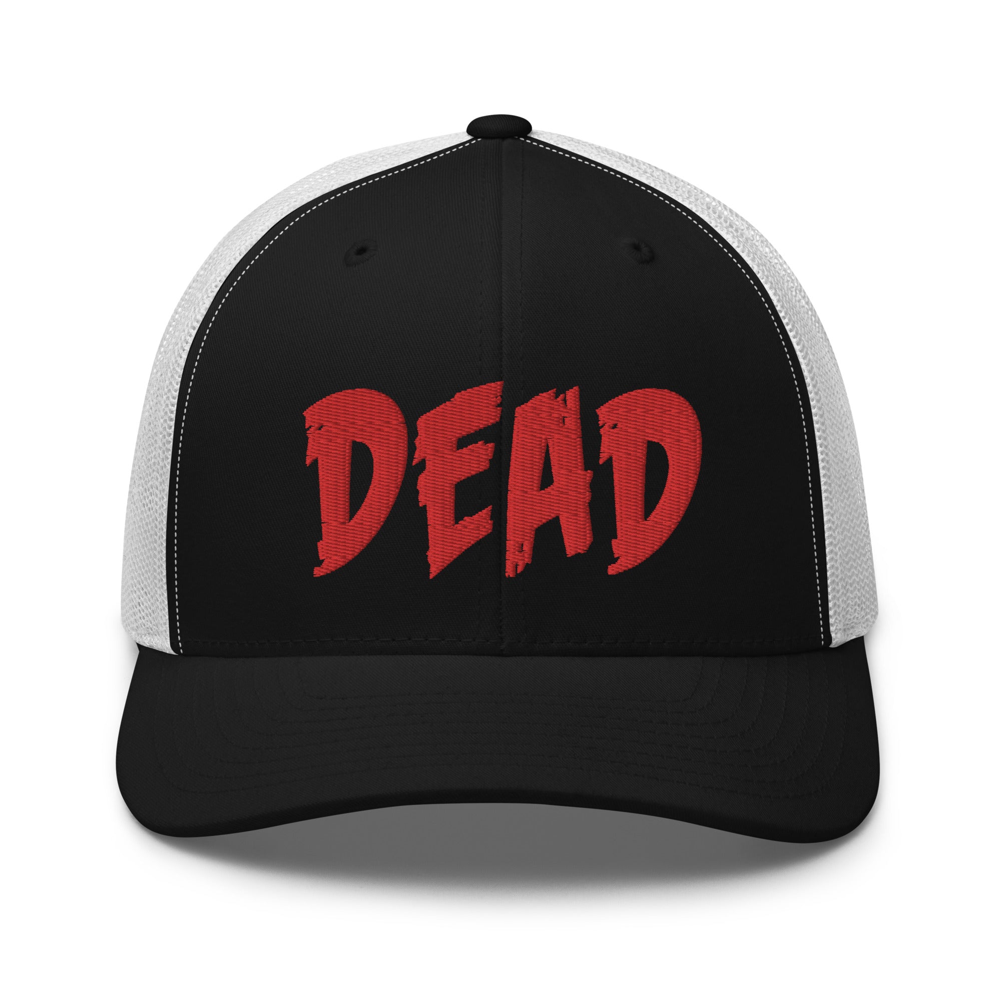 Red Thread DEAD Emotional Depression Embroidered Trucker Cap Snapback Hat
