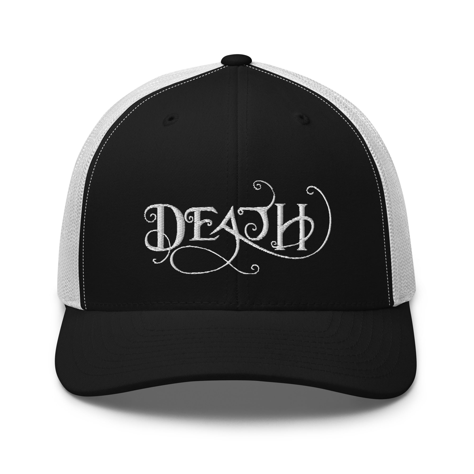 Whimsical Death - This is the End Embroidered Trucker Cap Snapback Hat