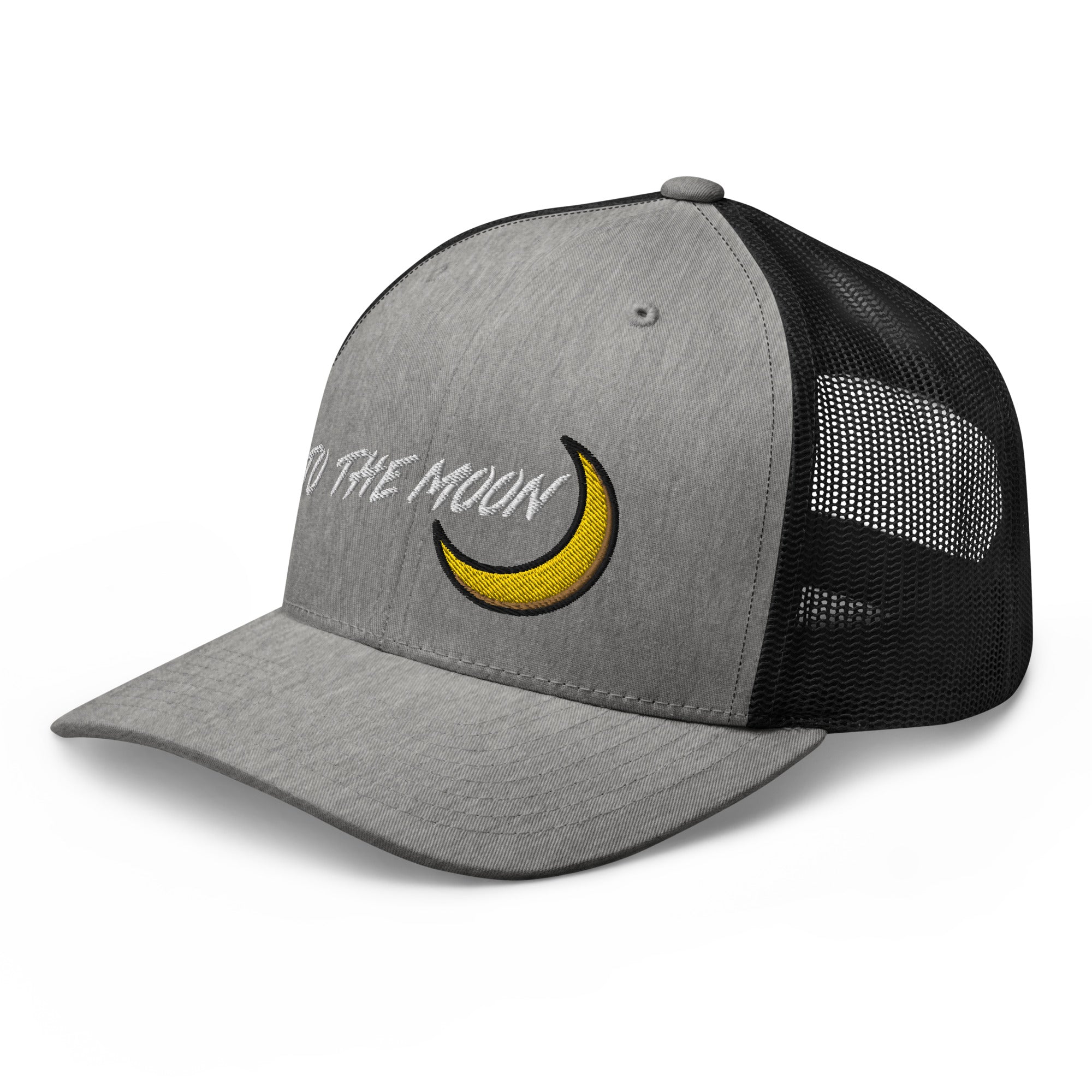 To The Moon Crypto Tokens Coins NFT Trucker Cap Snapback Hat