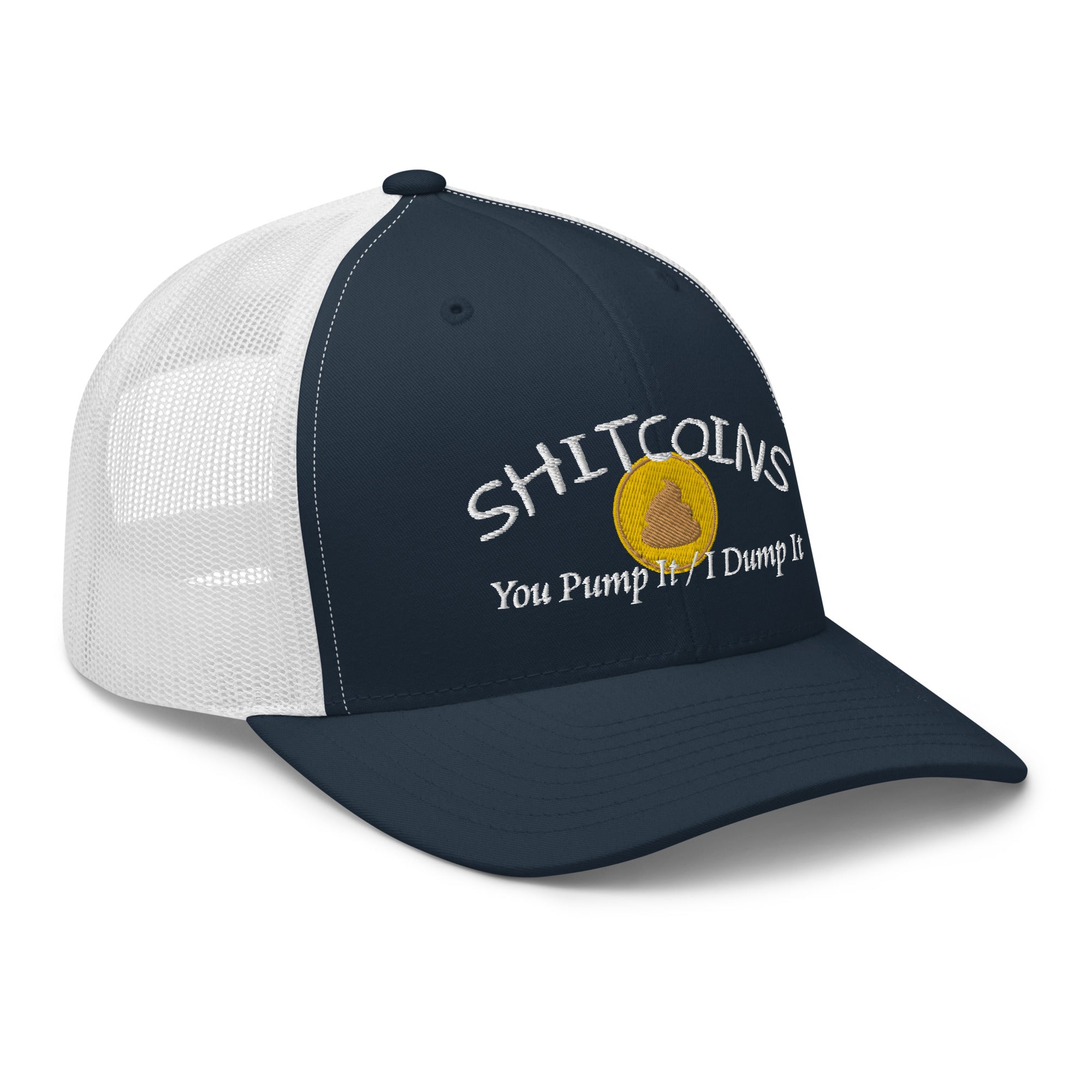 Shitcoins Pump and Dump Meme Coins Tokens Crypto Trucker Cap Snapback Hat