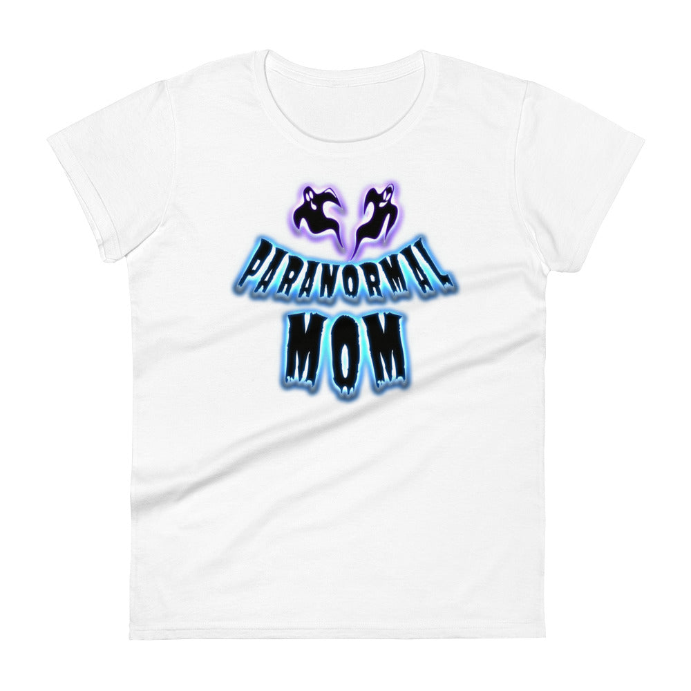 Paranormal Ghost Mom Poltergeist Mother's Day Women's Short Sleeve Babydoll T-shirt