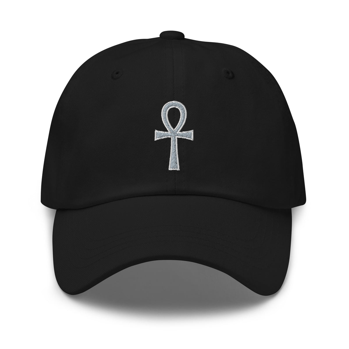 The Key of Life Ankh Ancient Egyptian Culture embroidered dad hat, product image 1