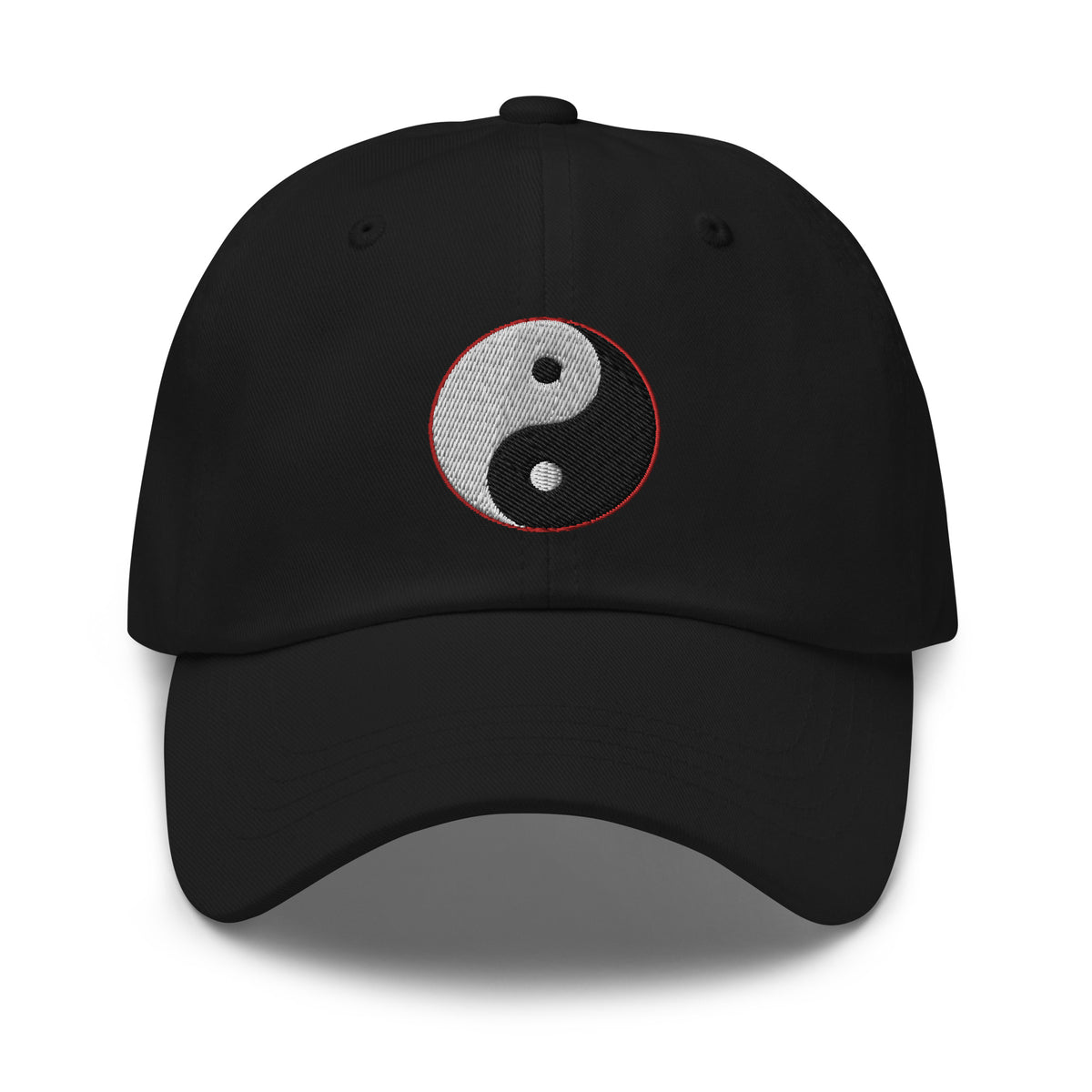Yin and Yang Chinese Symbol embroidered dad hat, product image 1