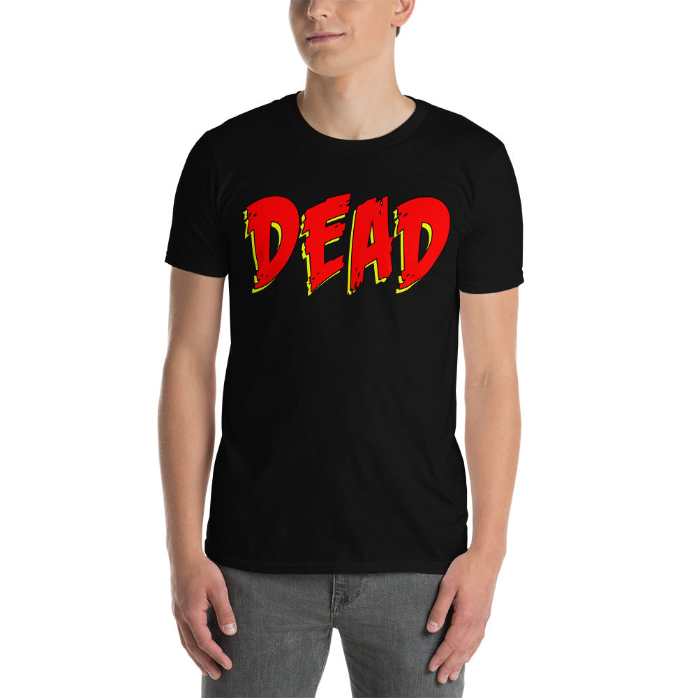 Dead Gothic Emo design on unisex T-shirt, front view