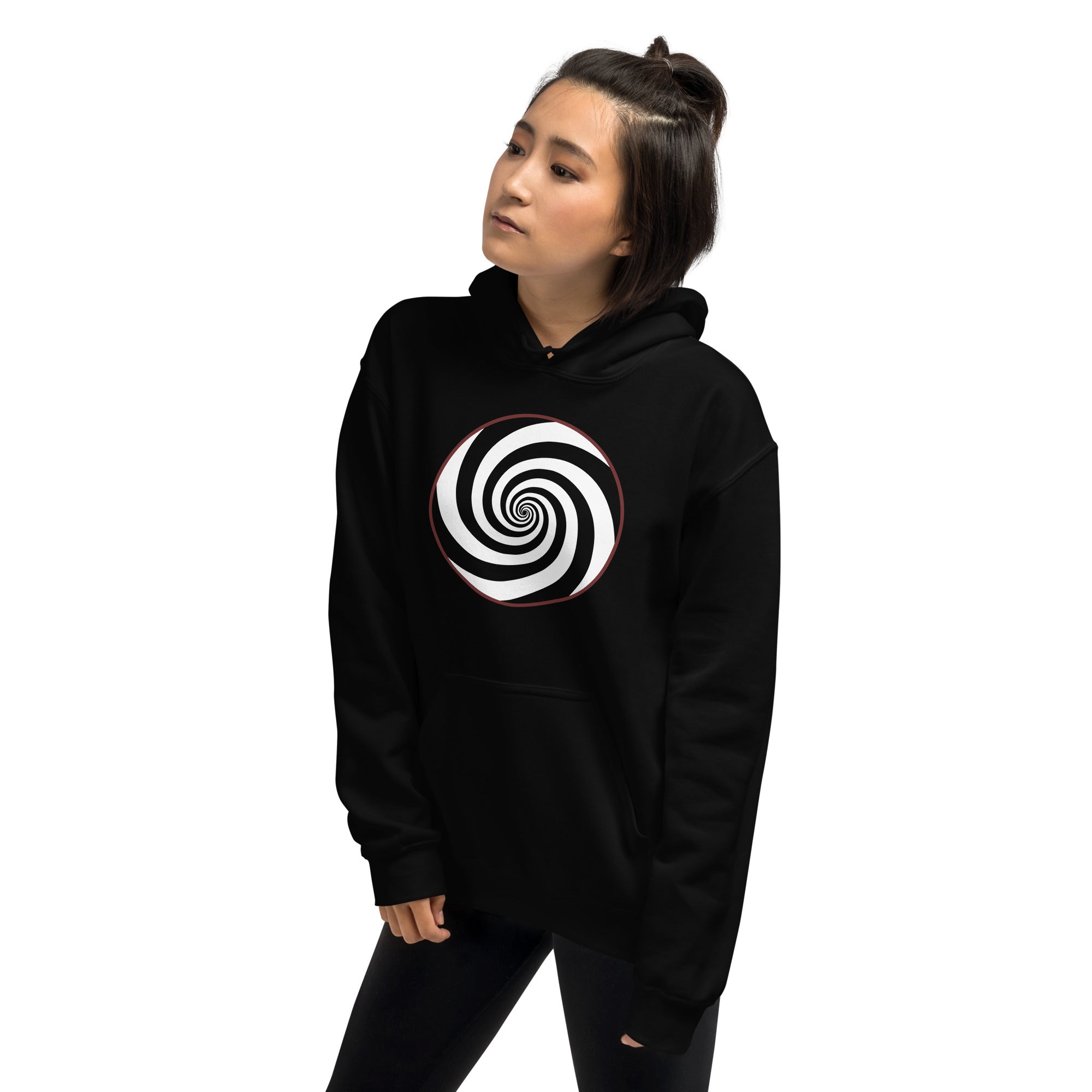 Hypnotic Hypnosis Spiral Swirl Illusion Twilight Zone Unisex Hoodie Sweatshirt