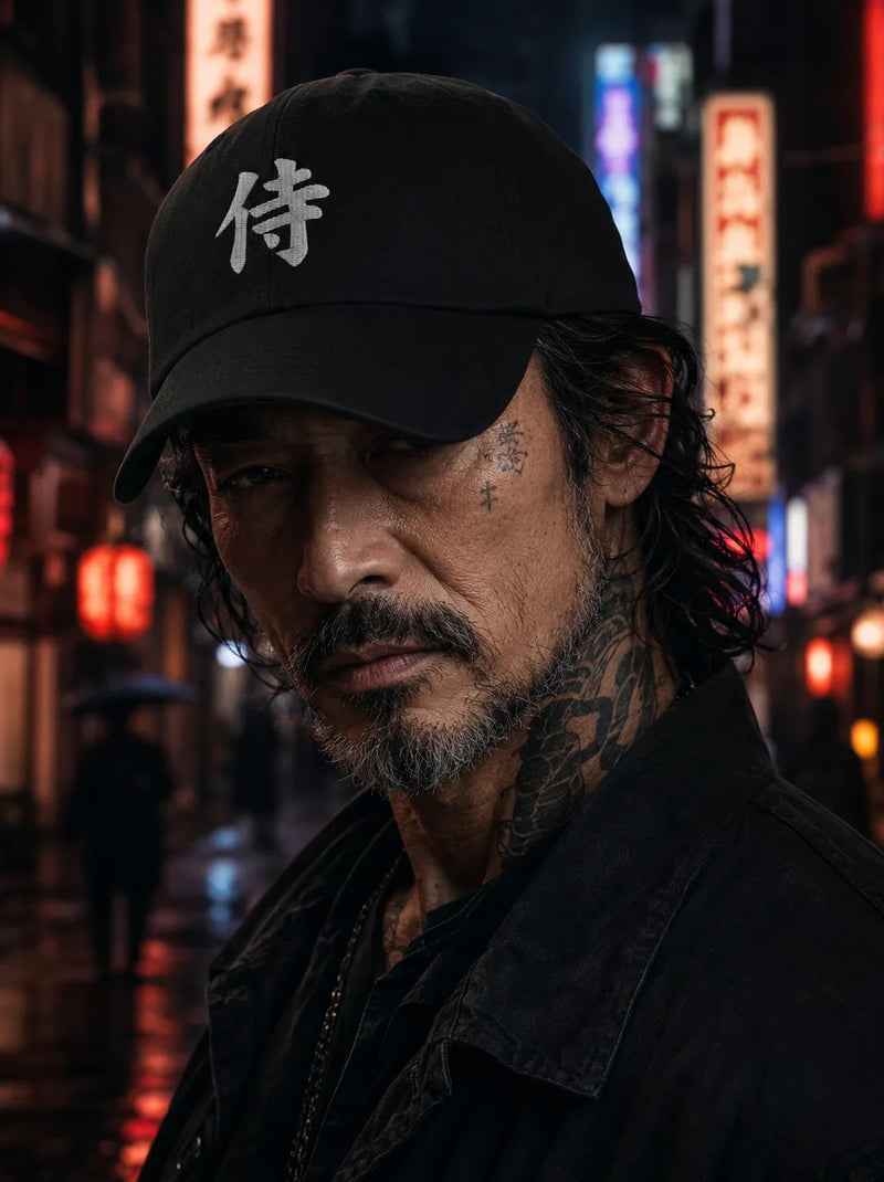 Samurai Kanji Dad Hat