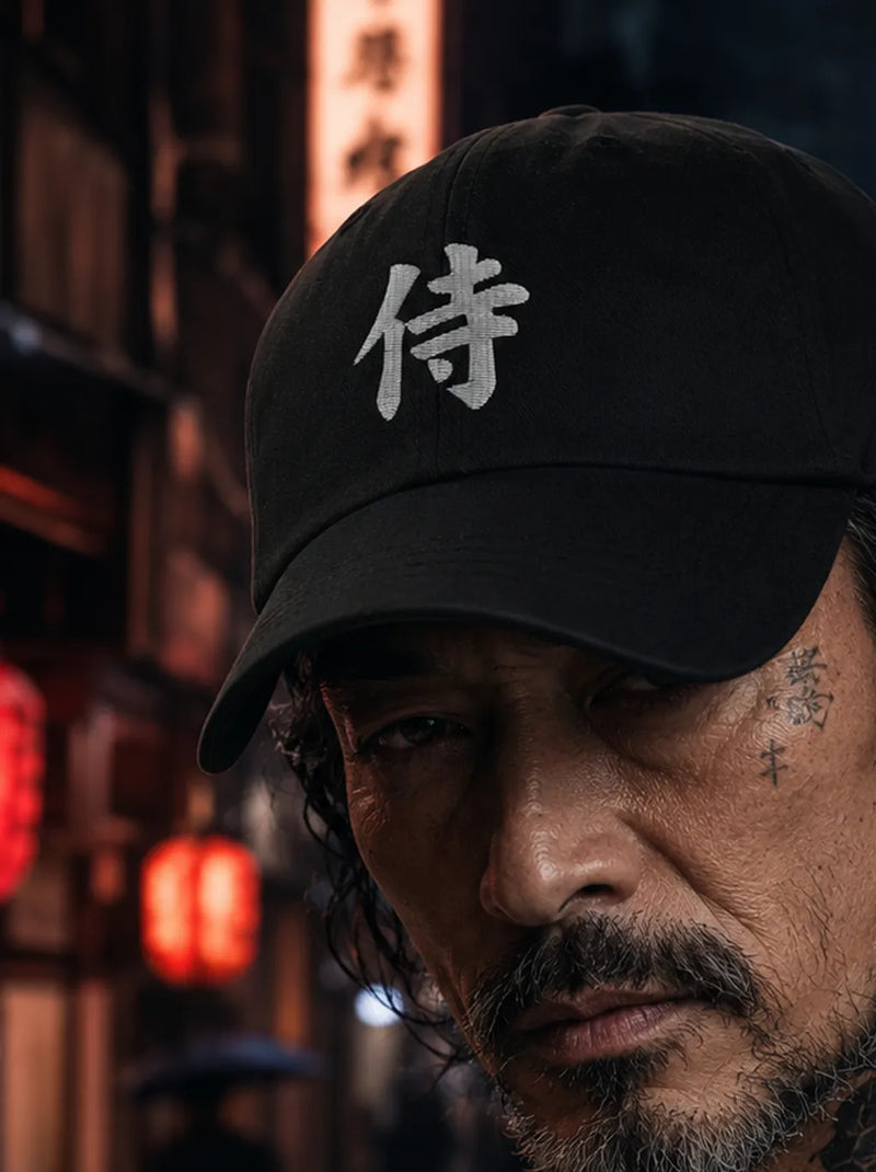 Samurai Kanji Dad Hat