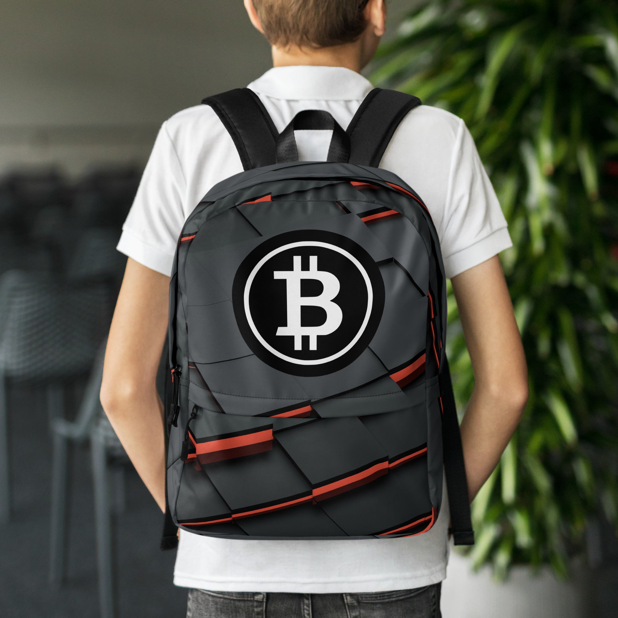 BTC Bitcoin Crypto Symbol Backpack