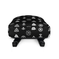 Unisex backpack, bottom view
