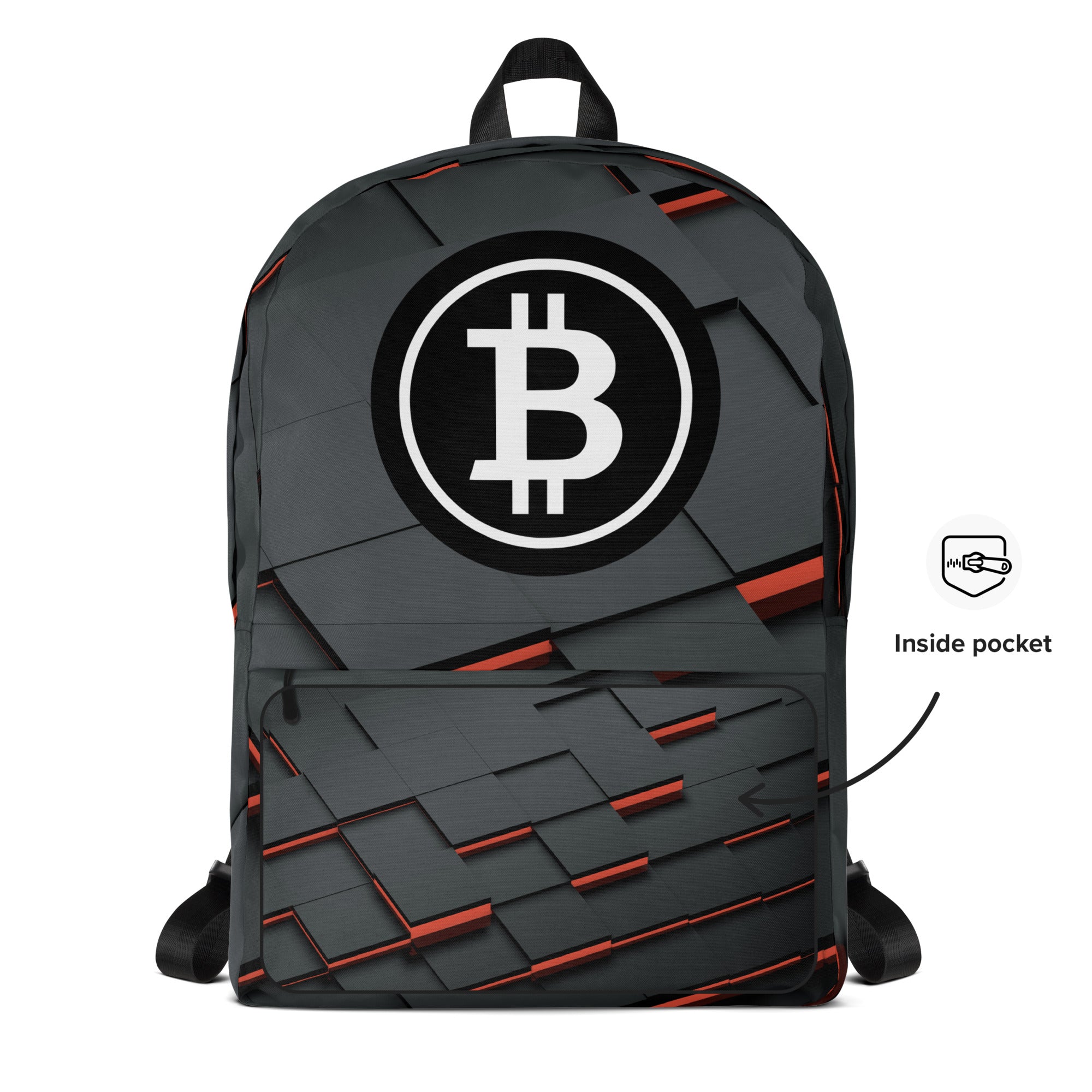 BTC Bitcoin Crypto Symbol Backpack