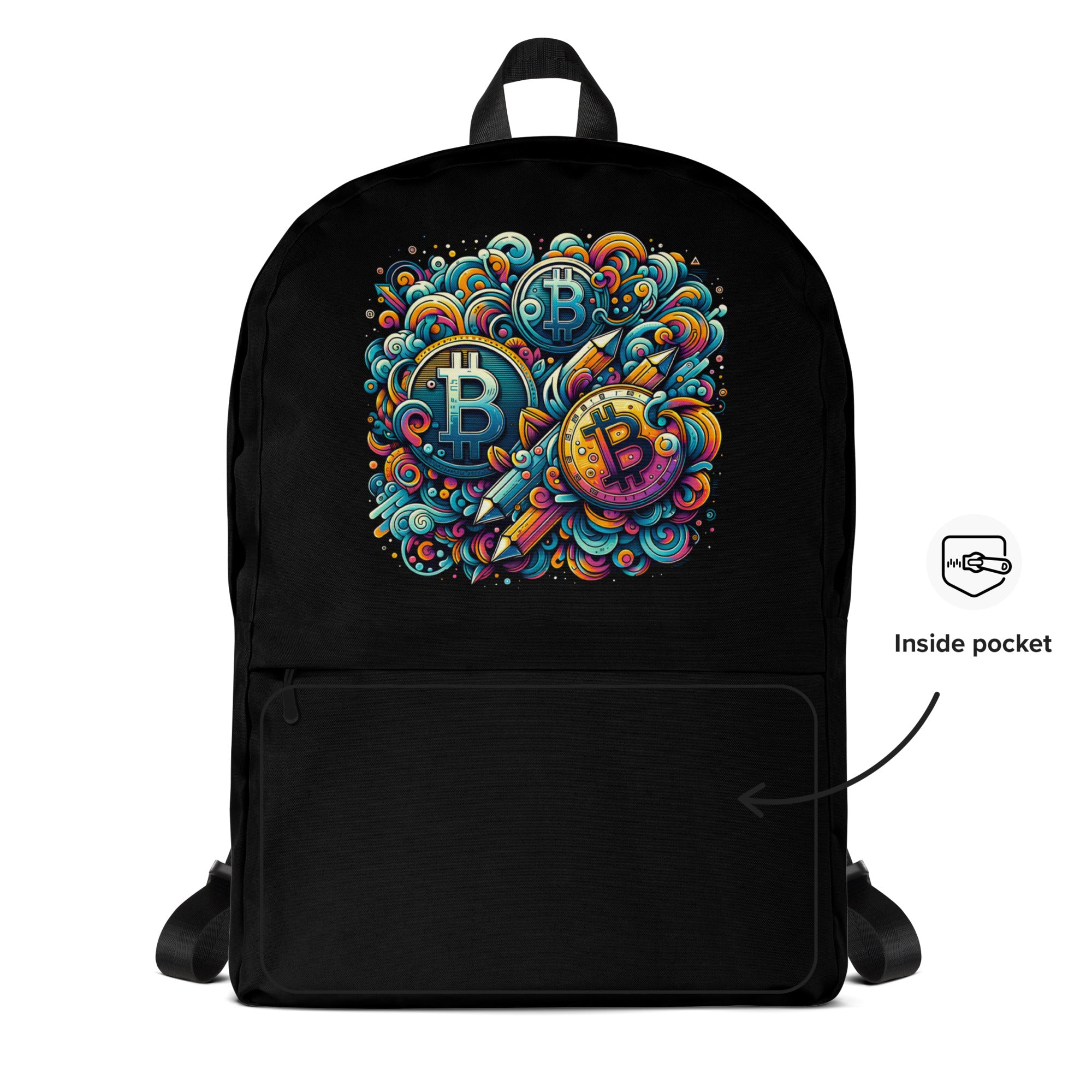 Whimsical Bitcoin Crypto Dreams Hidden Gem Backpack Bag