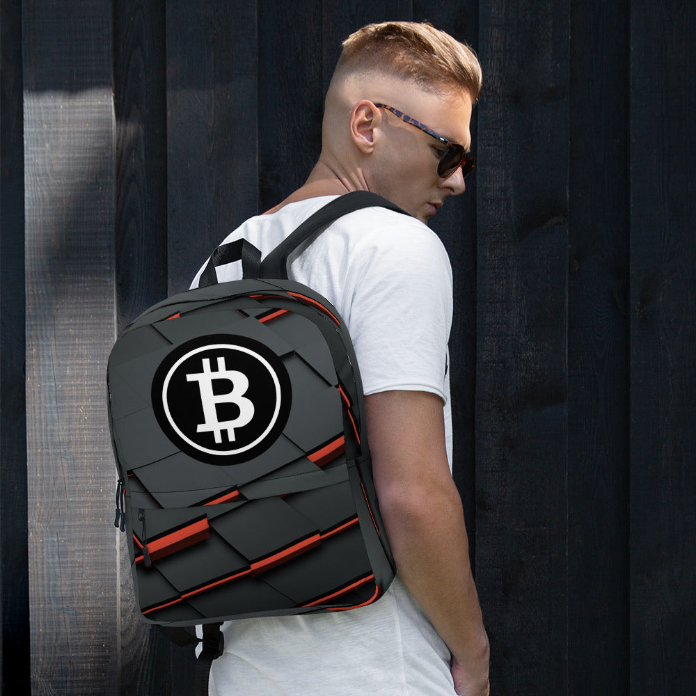 BTC Bitcoin Crypto Symbol Backpack