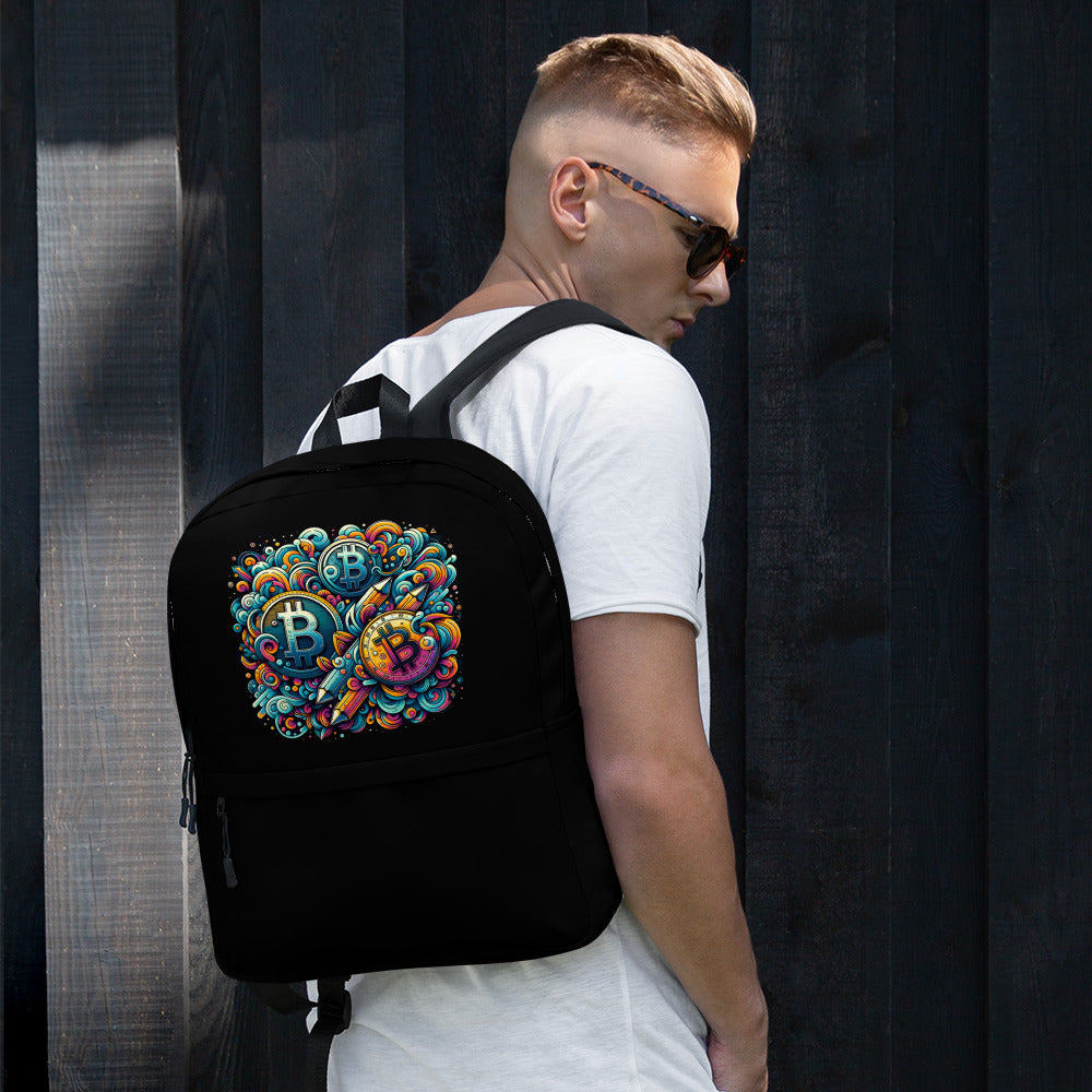 Whimsical Bitcoin Crypto Dreams Hidden Gem Backpack Bag