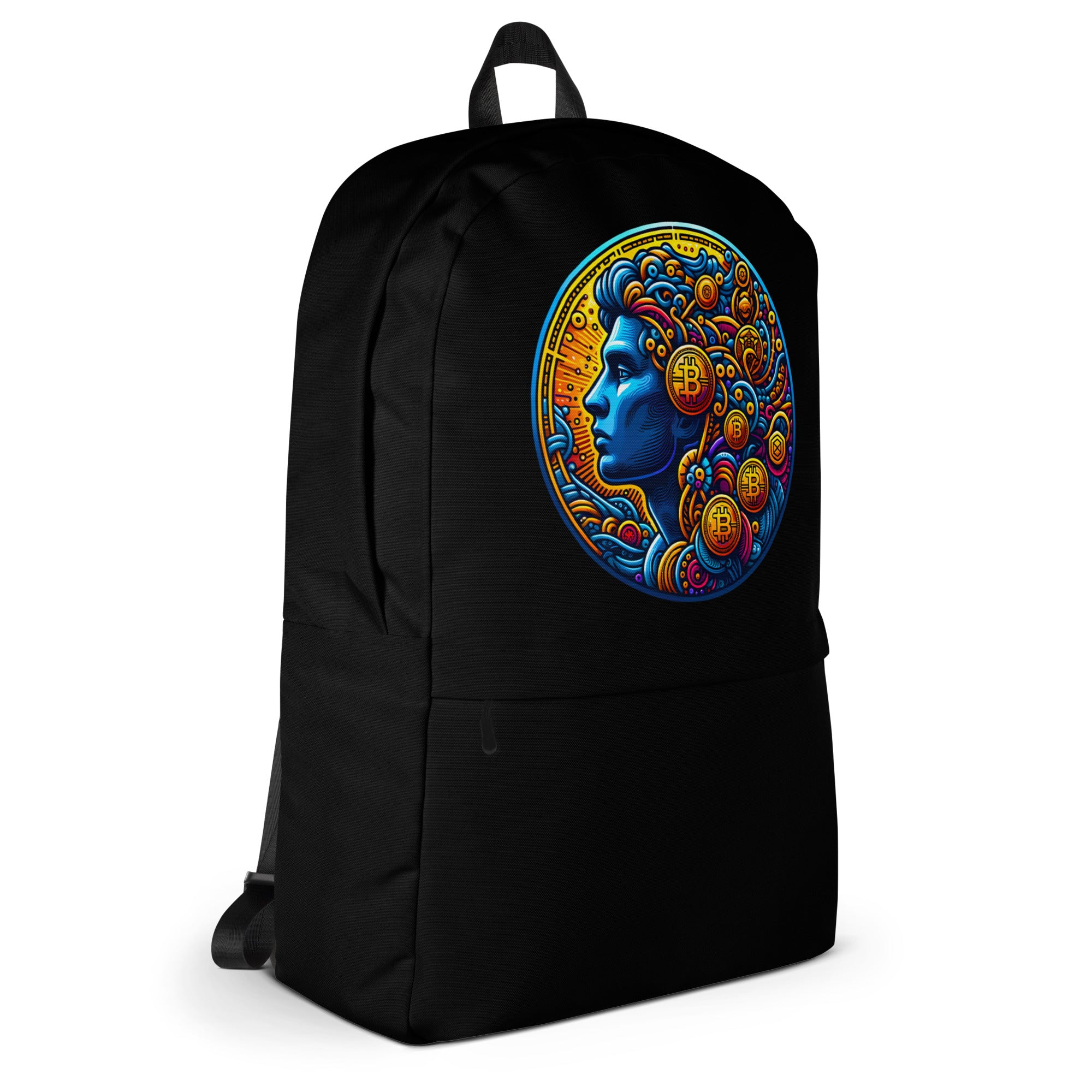 Digital Asset Bitcoin BTC Crypto Coin Token Backpack Bag