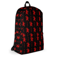 Black Krampus backpack, right-side view