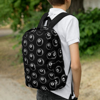 8 Ball Billiards backpack, right-side view