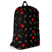 Classic Horror Weapons backpack, right-side view
