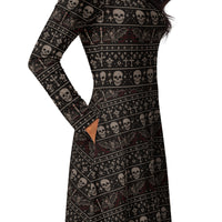 Women's long-sleeve midi dress product details