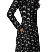 Women's long-sleeve midi dress product details