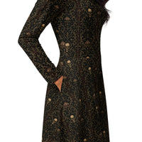Women's long-sleeve midi dress product details