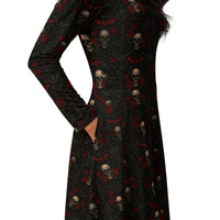 Women's long-sleeve midi dress product details