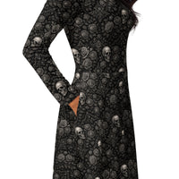Women's long-sleeve midi dress product details