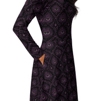 Women's long-sleeve midi dress product details