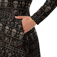 Women's long-sleeve midi dress product details