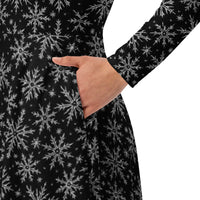 Women's long-sleeve midi dress product details