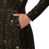 Women's long-sleeve midi dress product details