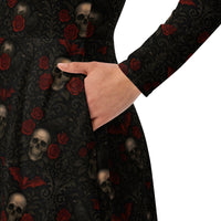 Women's long-sleeve midi dress product details