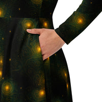Women's long-sleeve midi dress product details