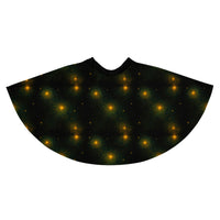 Tree of Life pattern on women's skater skirt, back view