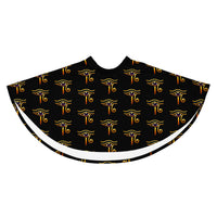 Eye of Ra pattern on women's skater skirt, front view