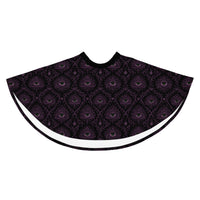 All-Seeing Eye pattern on women's skater skirt, front view