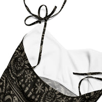 Women's tie-strap chiffon slip dress product details