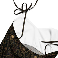 Women's tie-strap chiffon slip dress product details