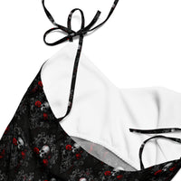 Women's tie-strap chiffon slip dress product details