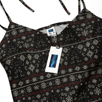 Women's tie-strap chiffon slip dress product details