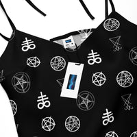 Women's tie-strap chiffon slip dress product details