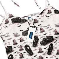 Women's tie-strap chiffon slip dress product details