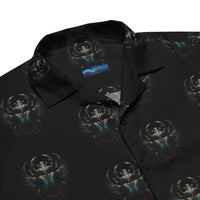 Unisex short-sleeve button-up shirt product details
