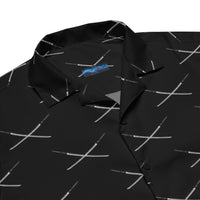 Unisex short-sleeve button-up shirt product details