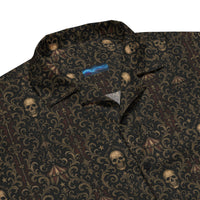 Unisex short-sleeve button-up shirt product details