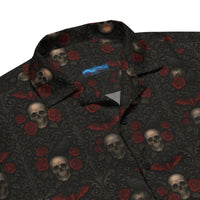 Unisex short-sleeve button-up shirt product details