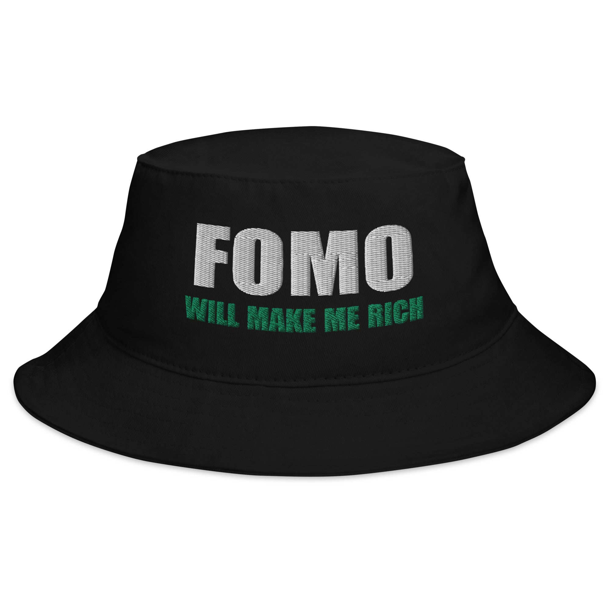 FOMO In Crypto Will Make Me Rich Bitcoin Bull Run Bucket Hat