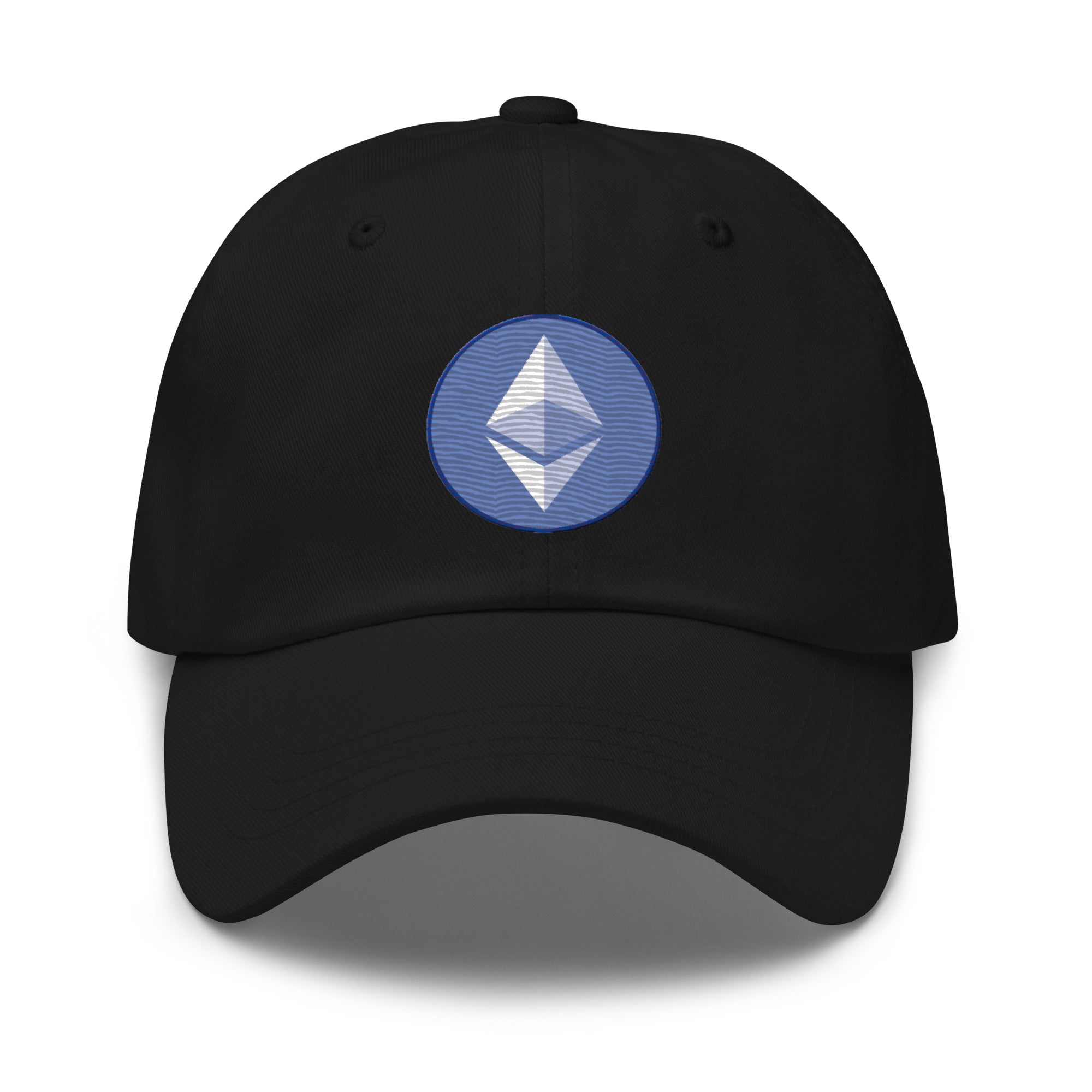 ETH Ethereum Round Logo Cryptocurrency Symbol Baseball Cap Dad hat