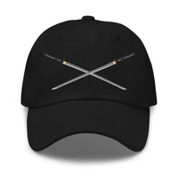 Dual Samurai Swords Anime Warrior embroidered dad hat, product image 4