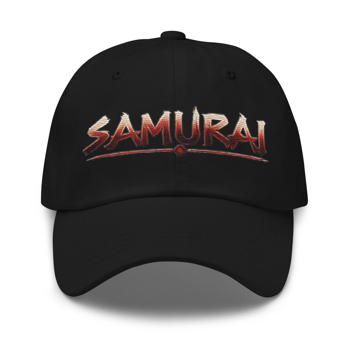 Anime Samurai Warrior embroidered dad hat, product image 1